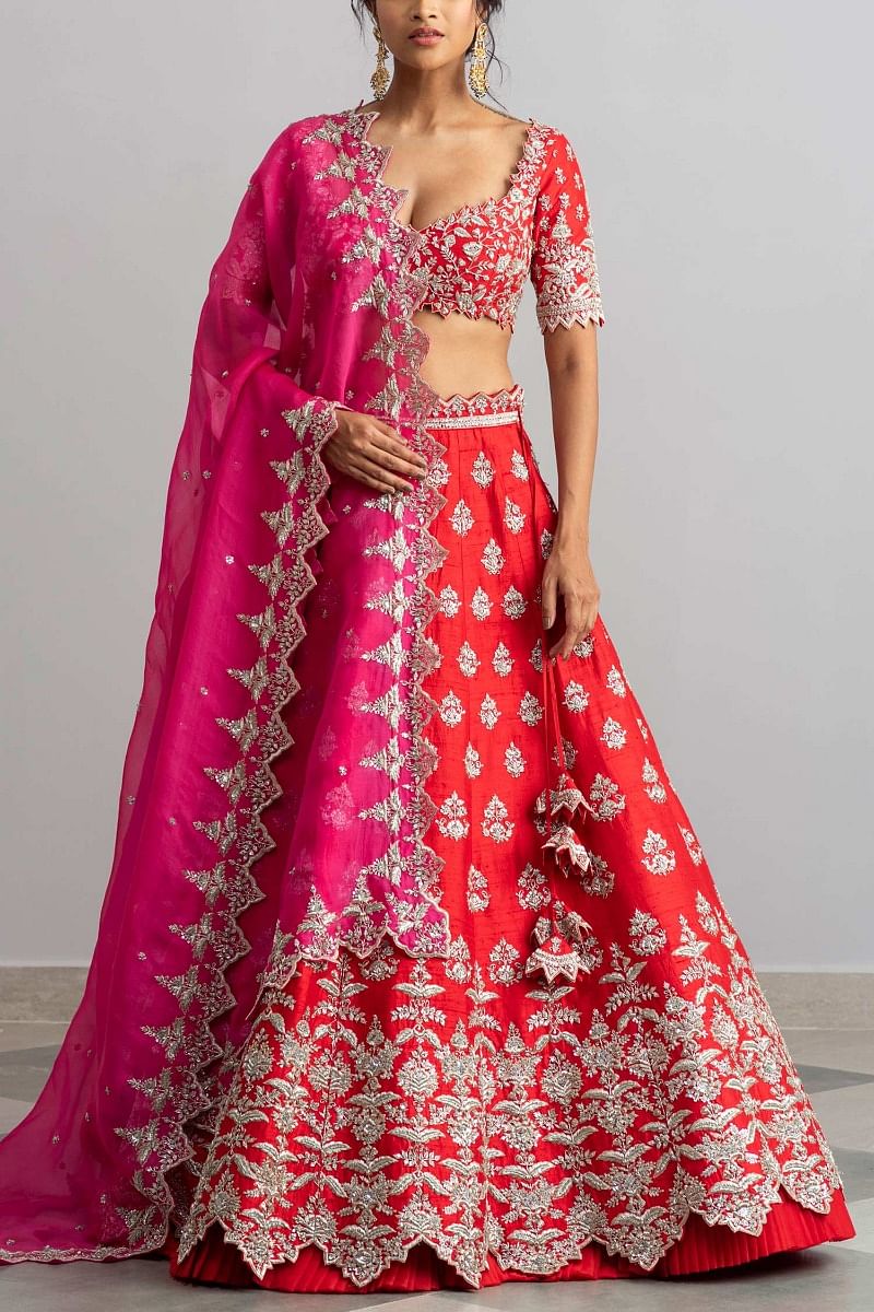 Anushree reddy top bridal lehenga