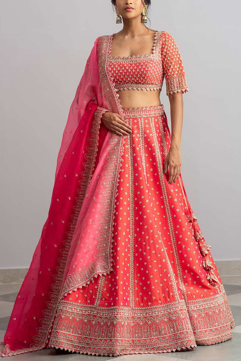 Anushree reddy discount bridal lehenga