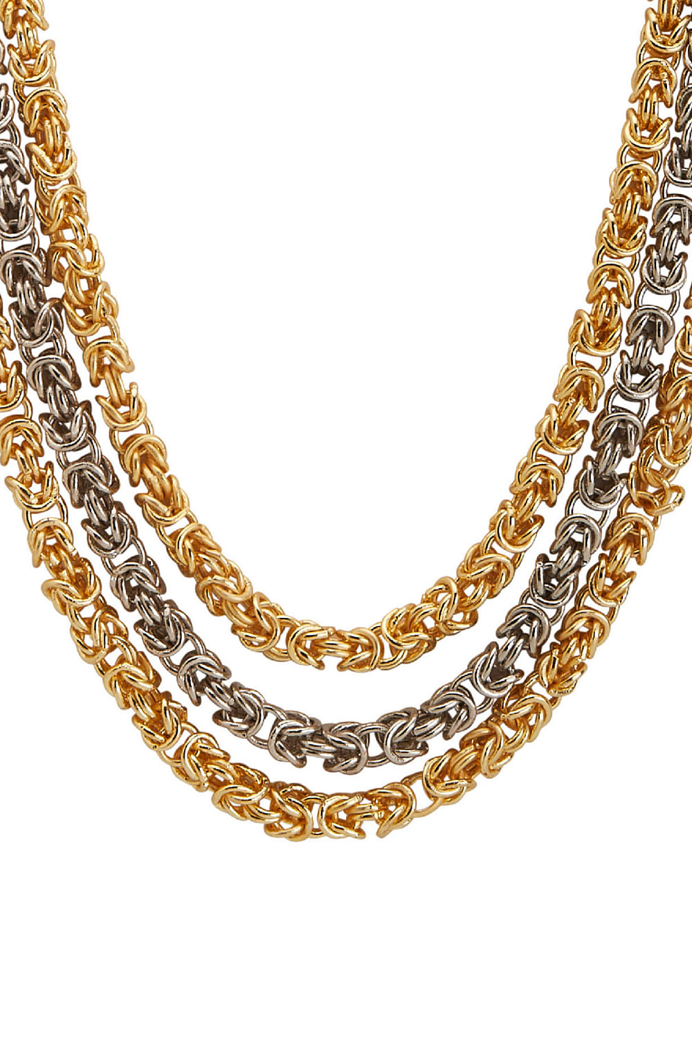 Gold Interlink Necklace | Womens jewelry necklace, Gold necklace, Necklace  designs