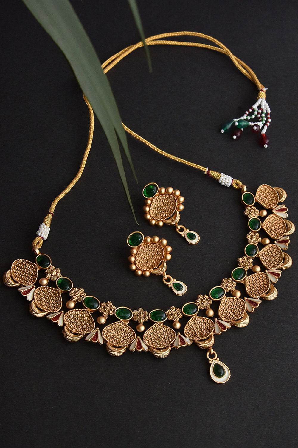 Kundan shop temple jewellery
