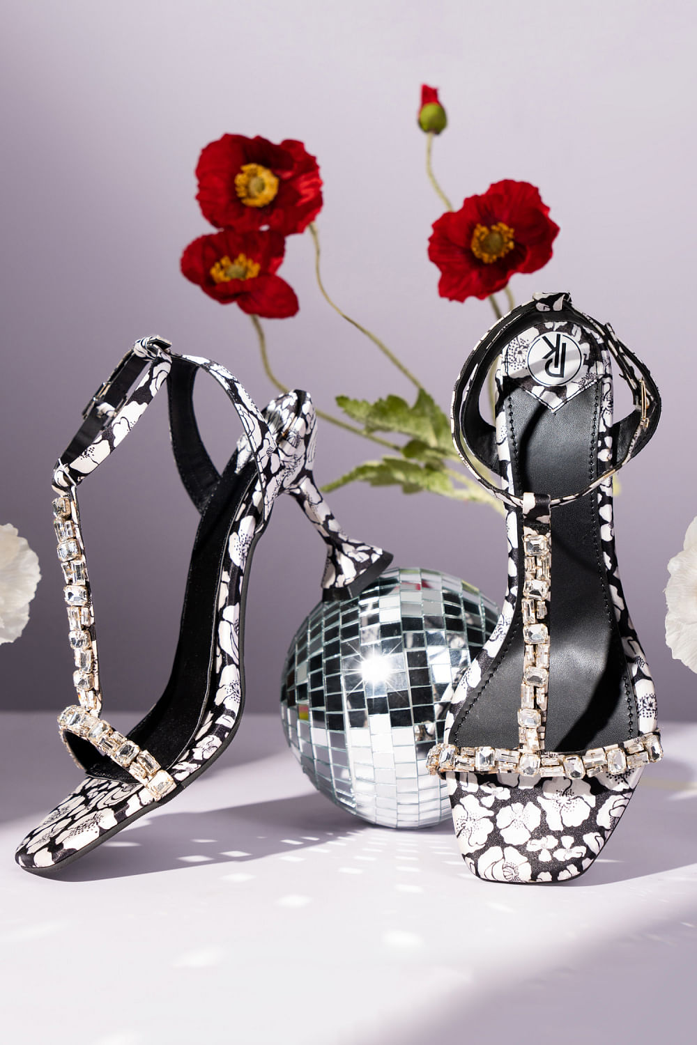 Veowalk Women Black Floral Print Patent Stiletto Pumps Pointy Toe 80mm  100mm 120mm High Heels Shoes for Elegant Ladies - AliExpress