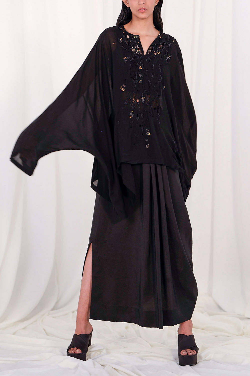 Silk lungi kurta store