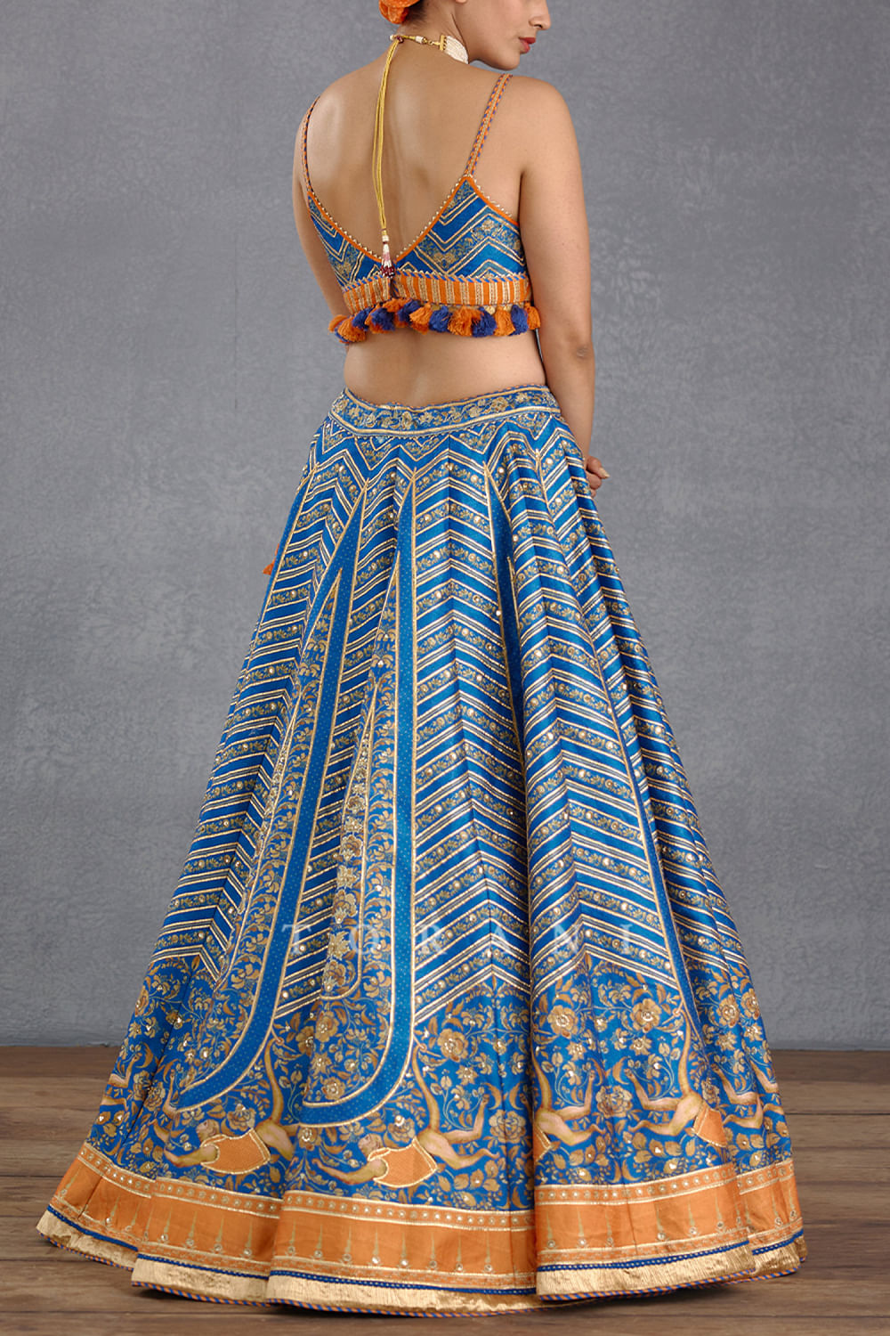 Buy Sensational Bhagalpuri Silk Embroidered Work Lehenga Choli | Wedding Lehenga  Choli
