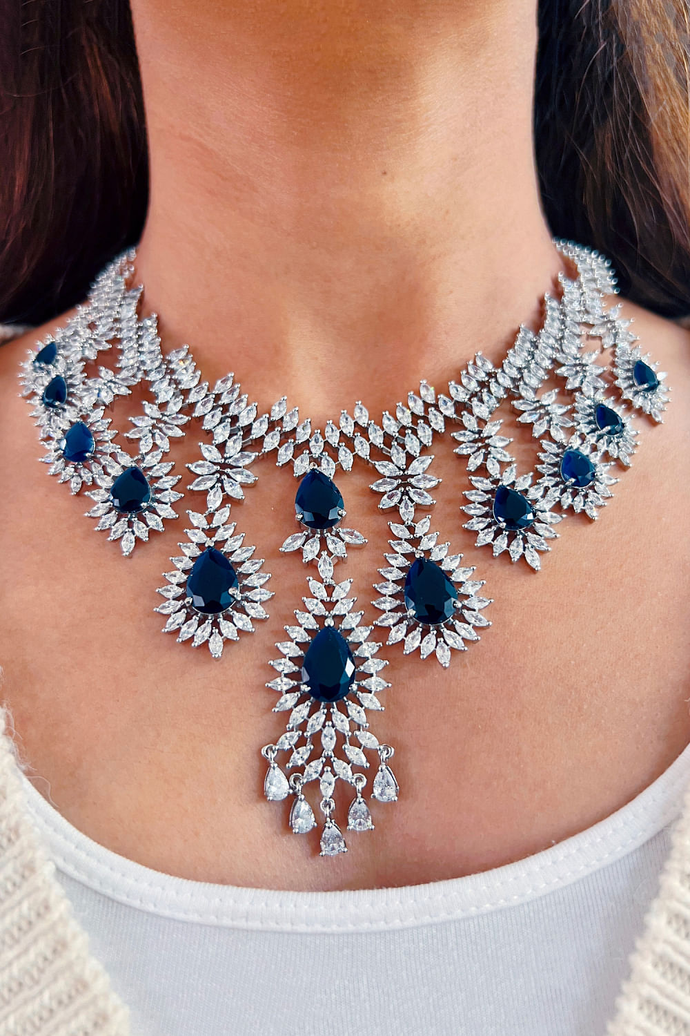 Cobalt necklace new arrivals