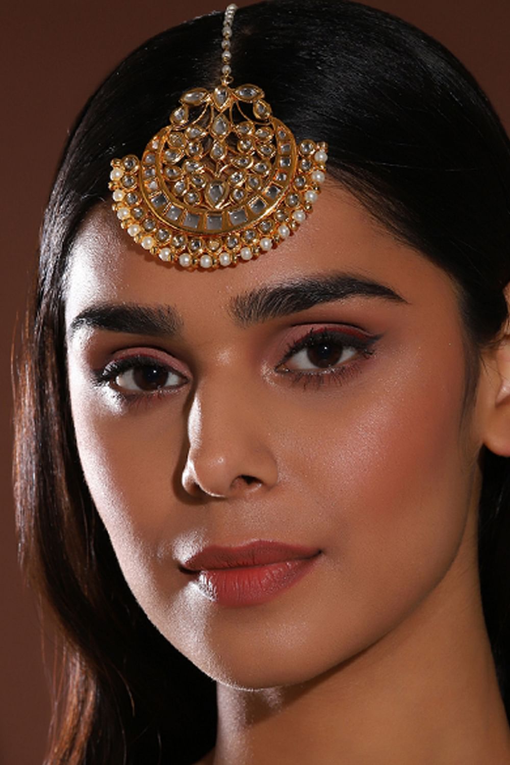Maang tikka with tiara outlet