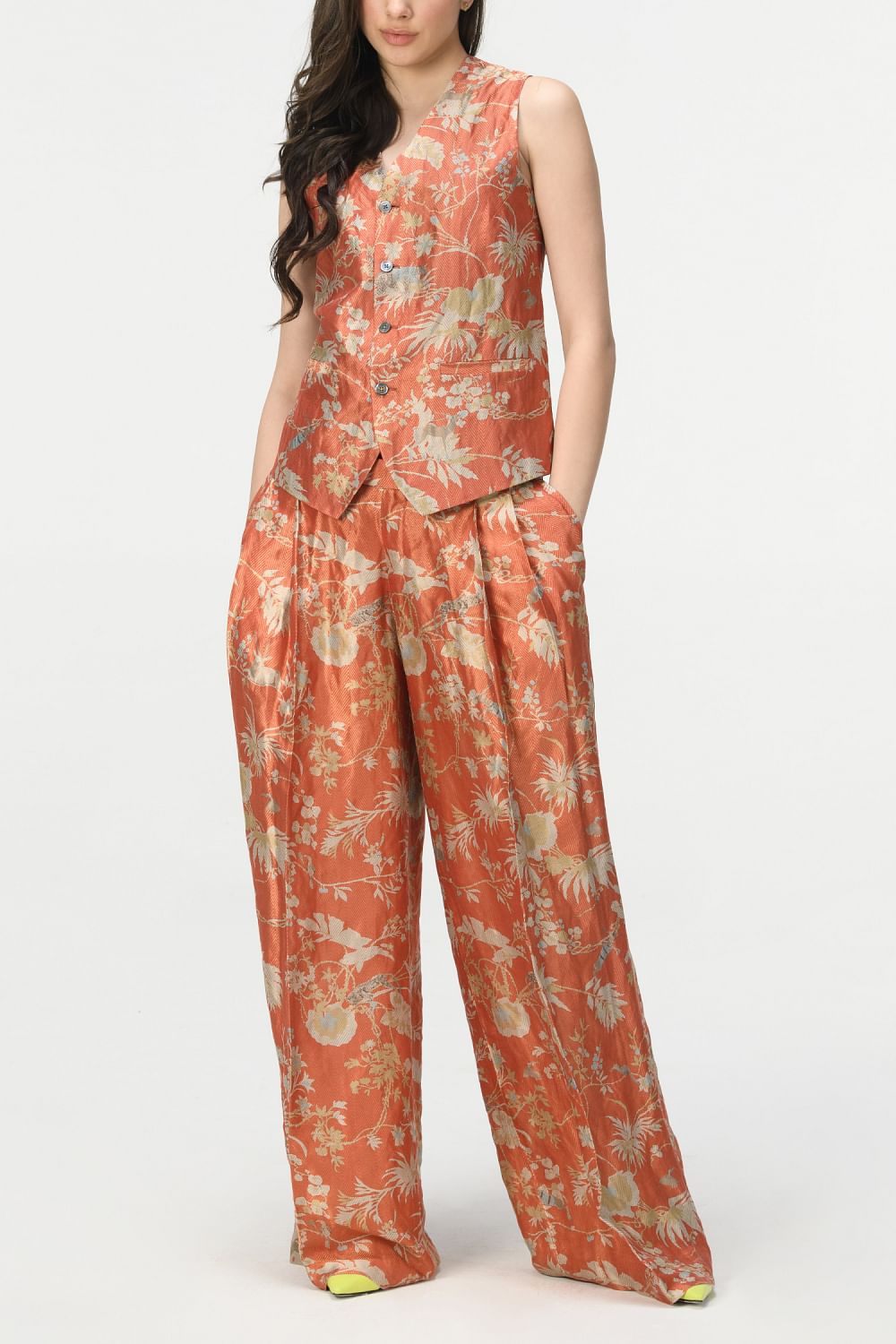 Coral waistcoat hotsell