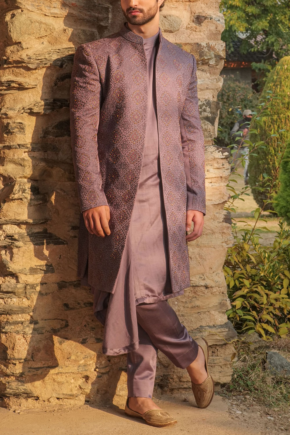 Jamawar sherwani new arrivals