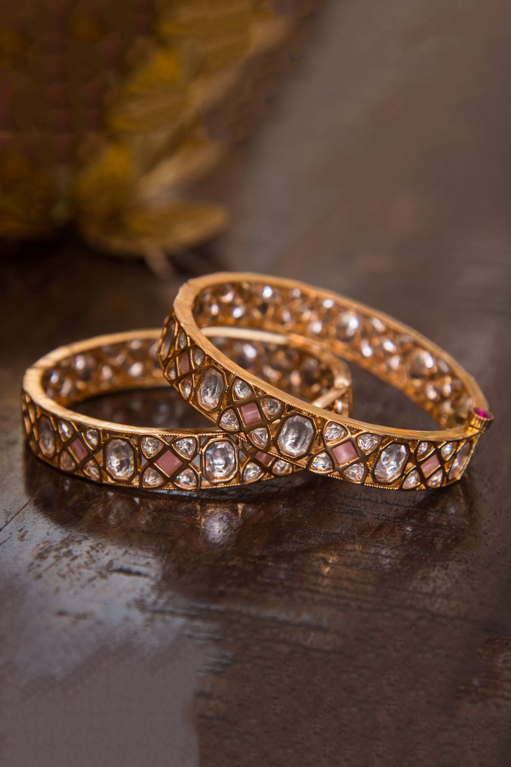 Polki bangles outlet design