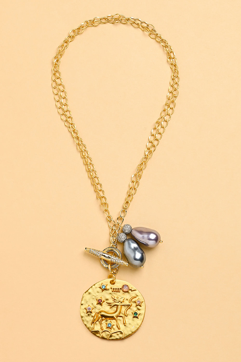 Gold Zodiac Icon Chain and Pendant Necklace | Uncommon James