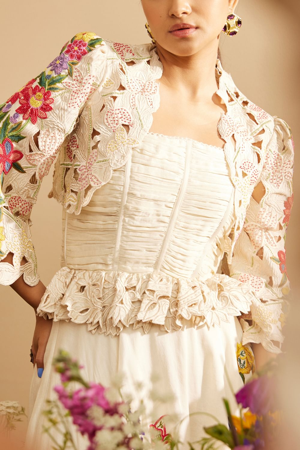 Floral bolero 2025 jacket