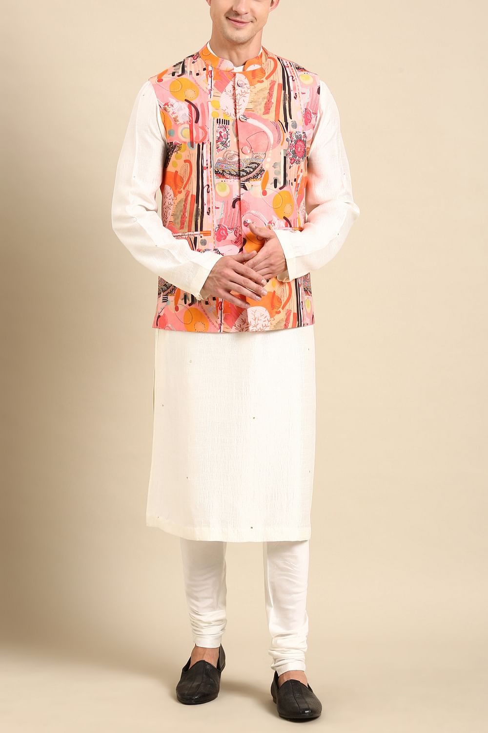 Digital print top modi jacket