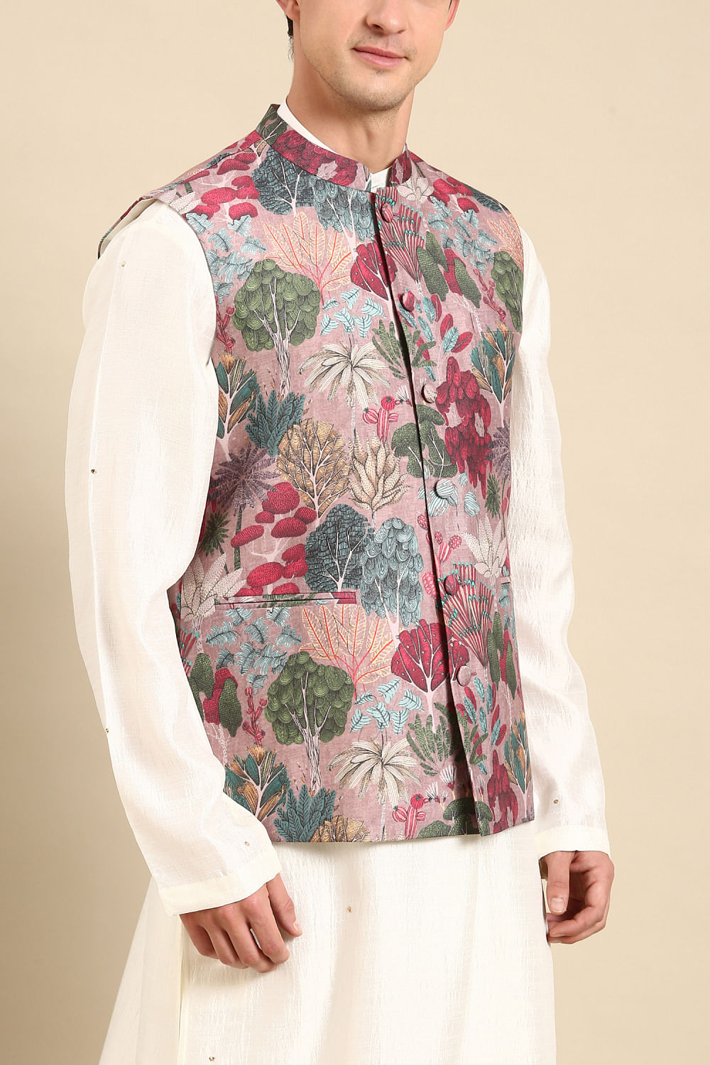 Digital print top modi jacket