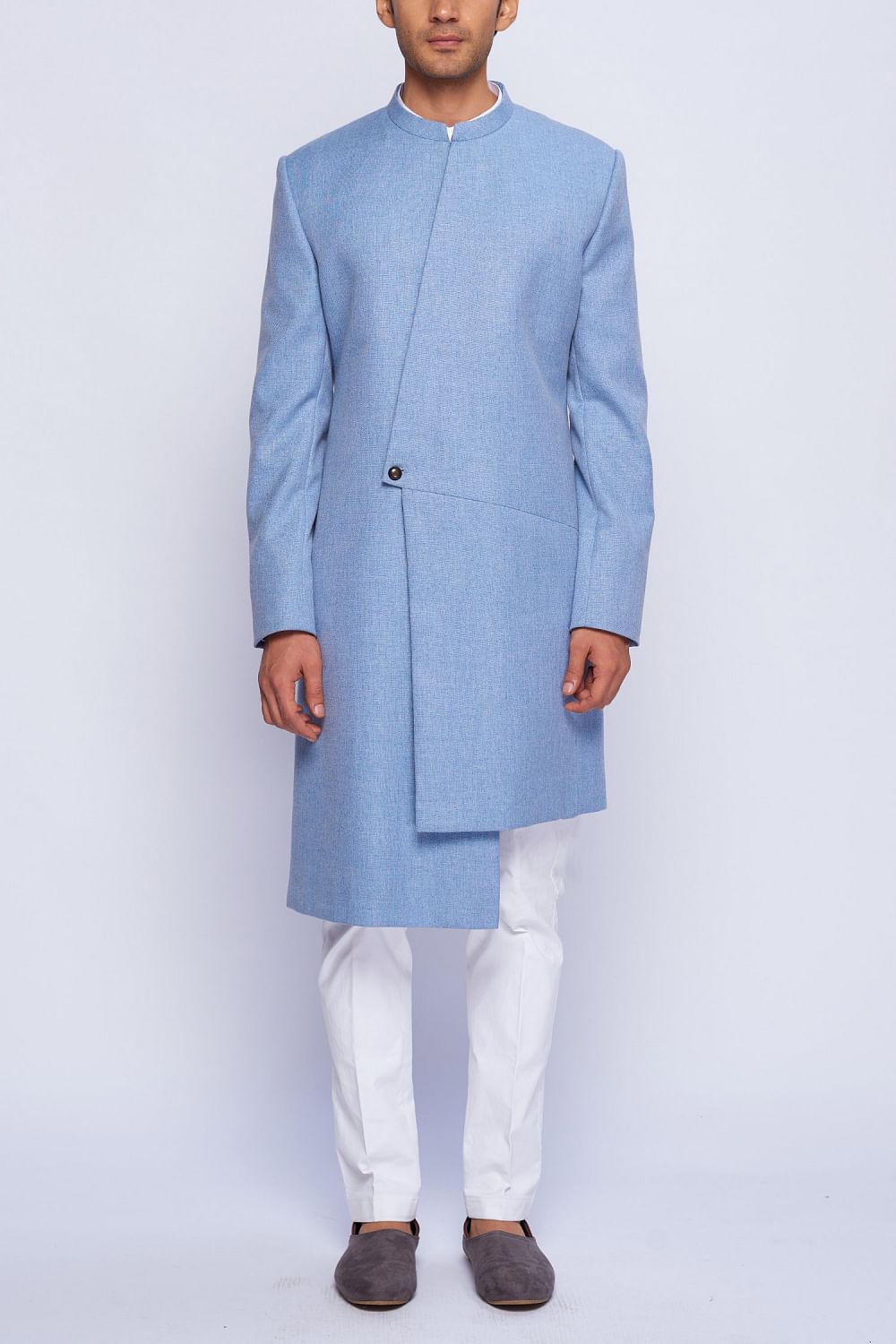 Asymmetric sherwani cheap