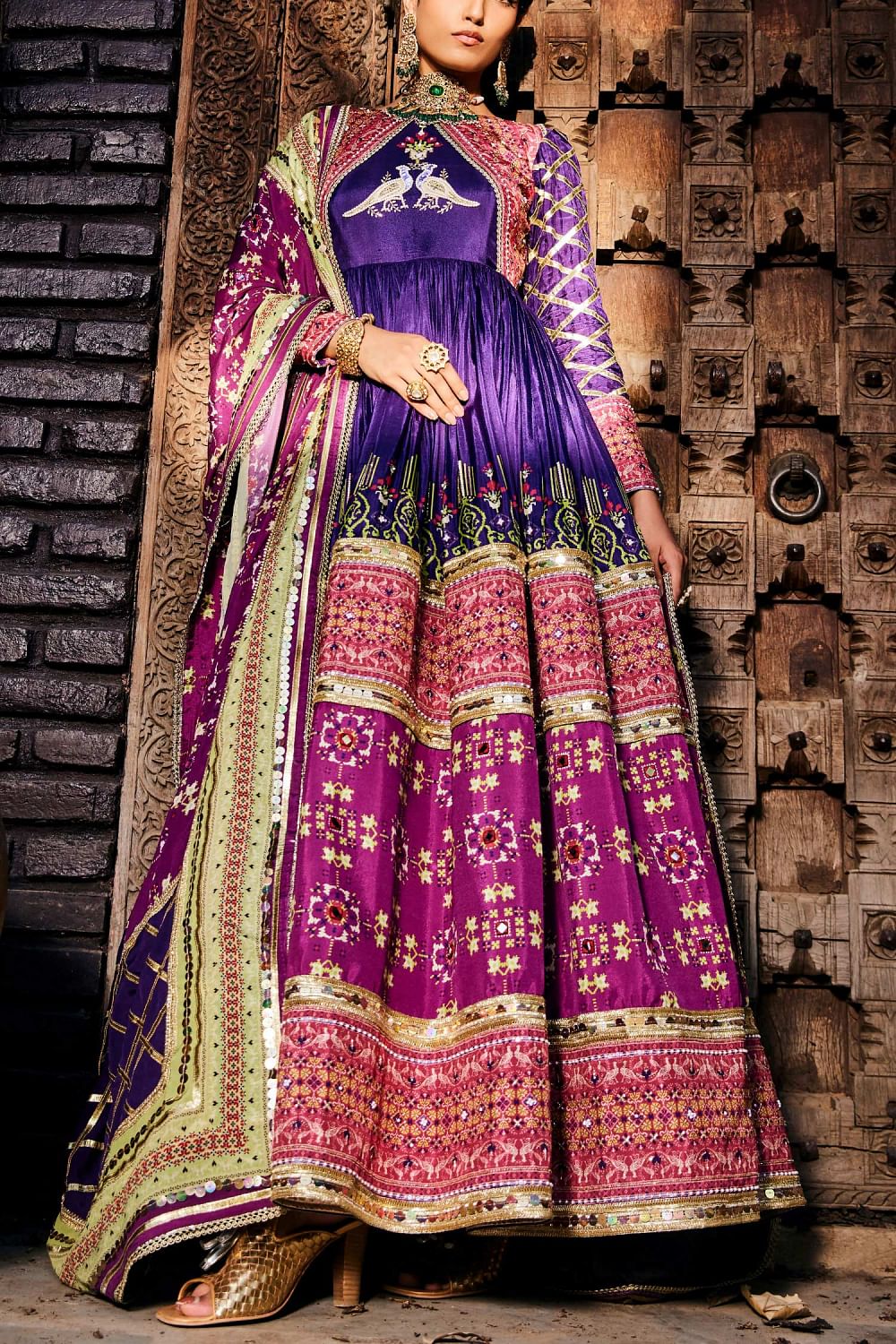Patola anarkali top