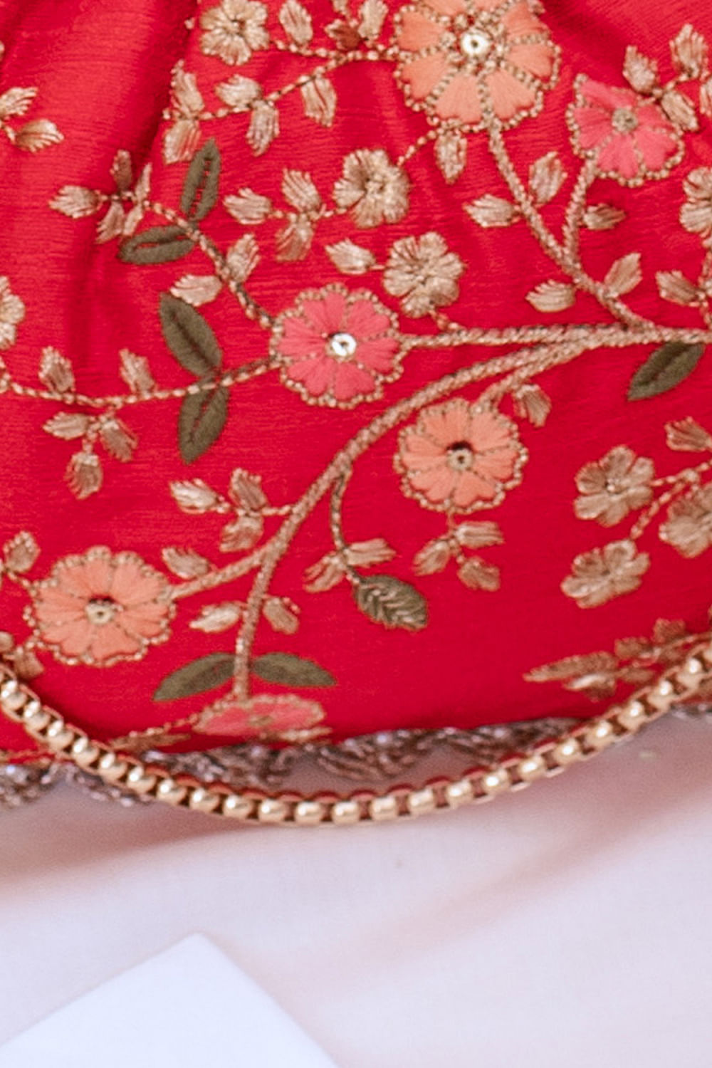 Handled Wedding Return Gifts Embroidery Magnet Potli Purse at Rs 70/piece  in Mumbai