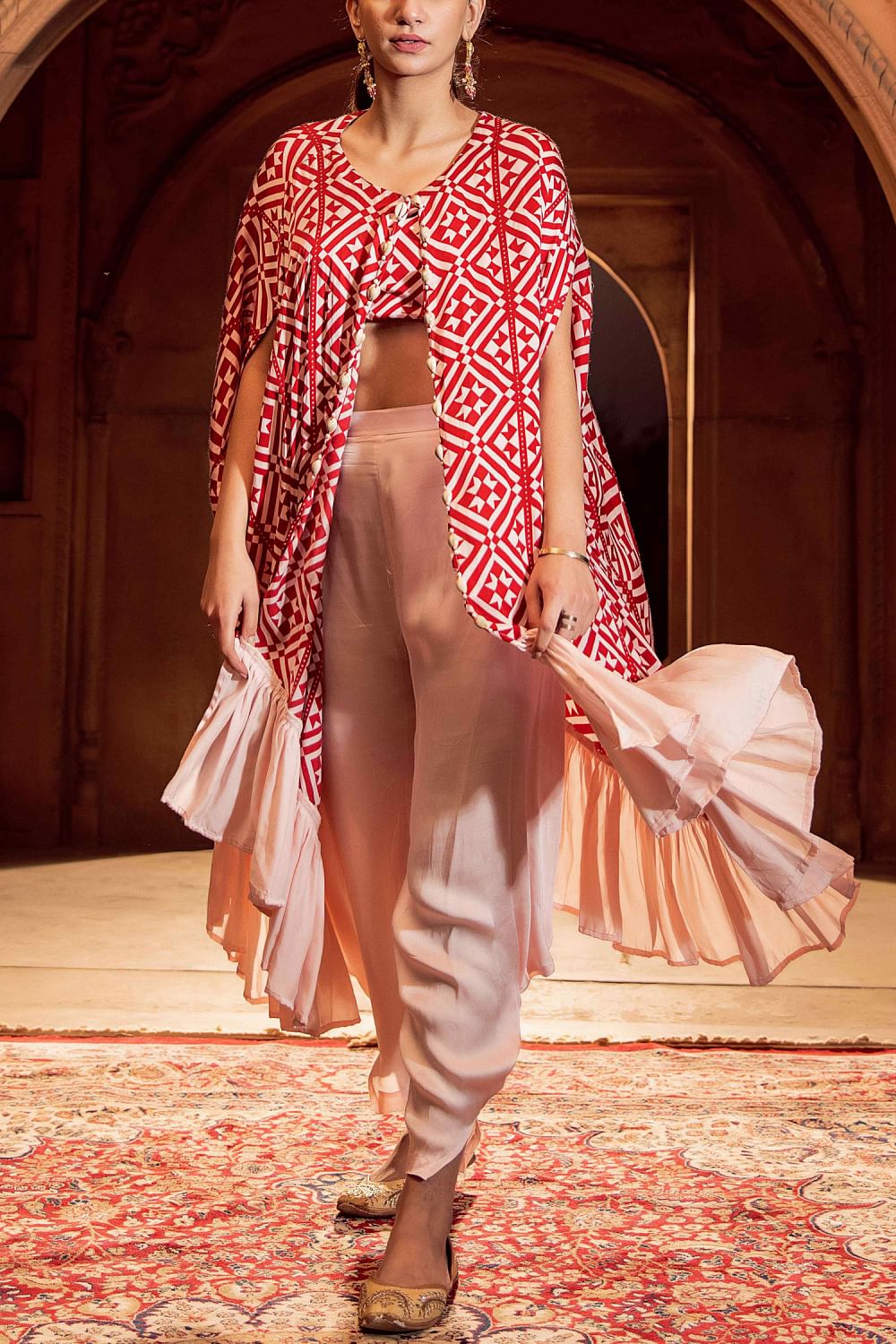 Frilly kaftan deals
