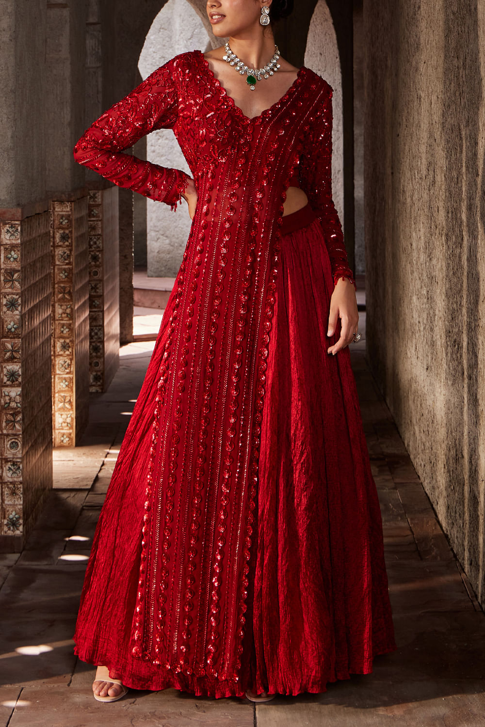 Fabulous Jaipuri Printed Cotton Gown – Pretty Buyers India