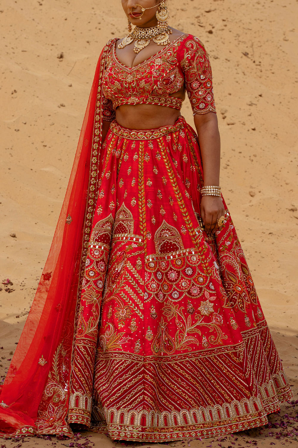 30+ Lehenga Colour Combinations for Brides that are Going to Rule The  Wedding Season | WeddingBazaar