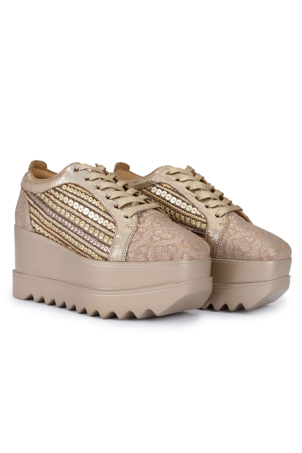 Rose gold wedge sneakers new arrivals