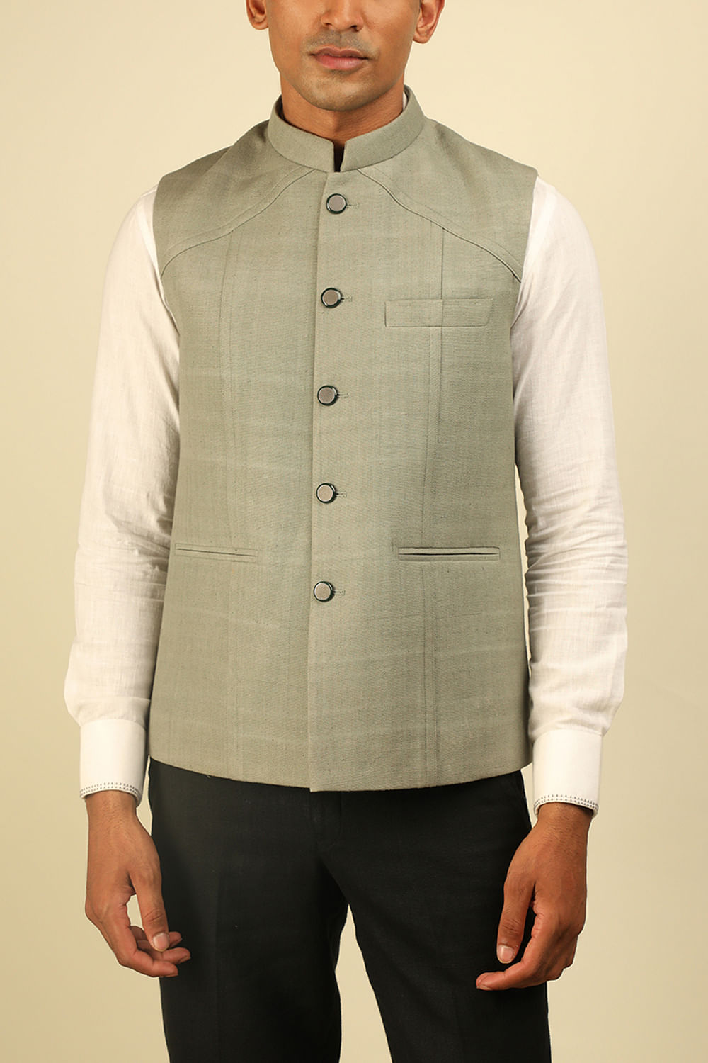Latest Men Khadi Nehru Jacket Collection by Tulika Vaish | by Tulsya  Creations | Medium