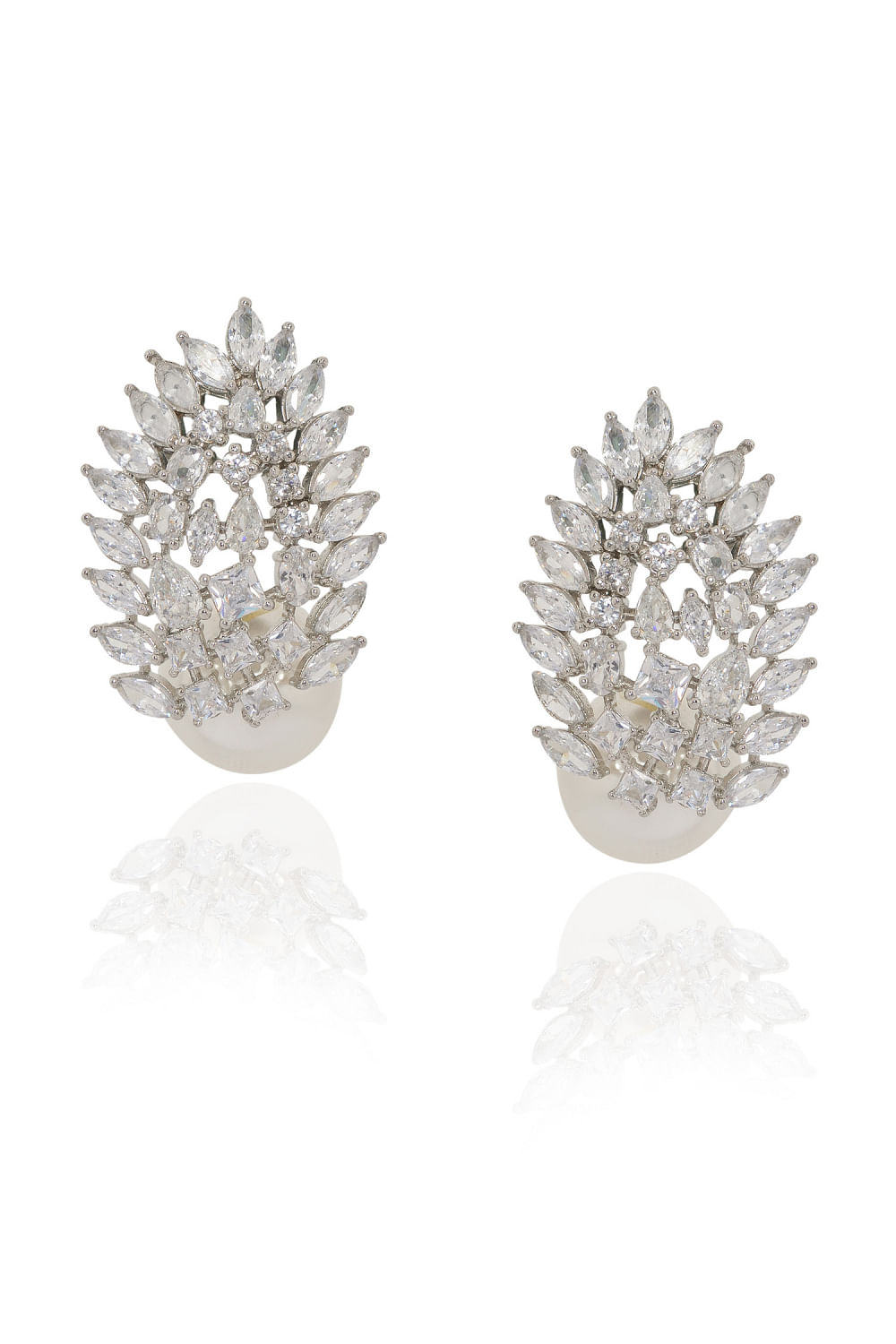 Buy Silver Linings Cone Handmade Silver Filigree Studs Earrings For Women –  Okhaistore