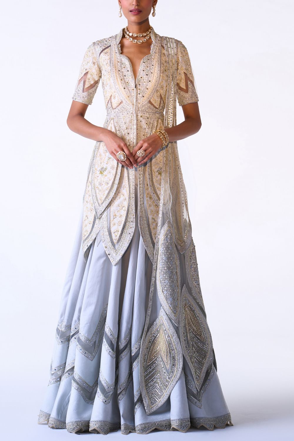 Sulakshana discount monga lehenga