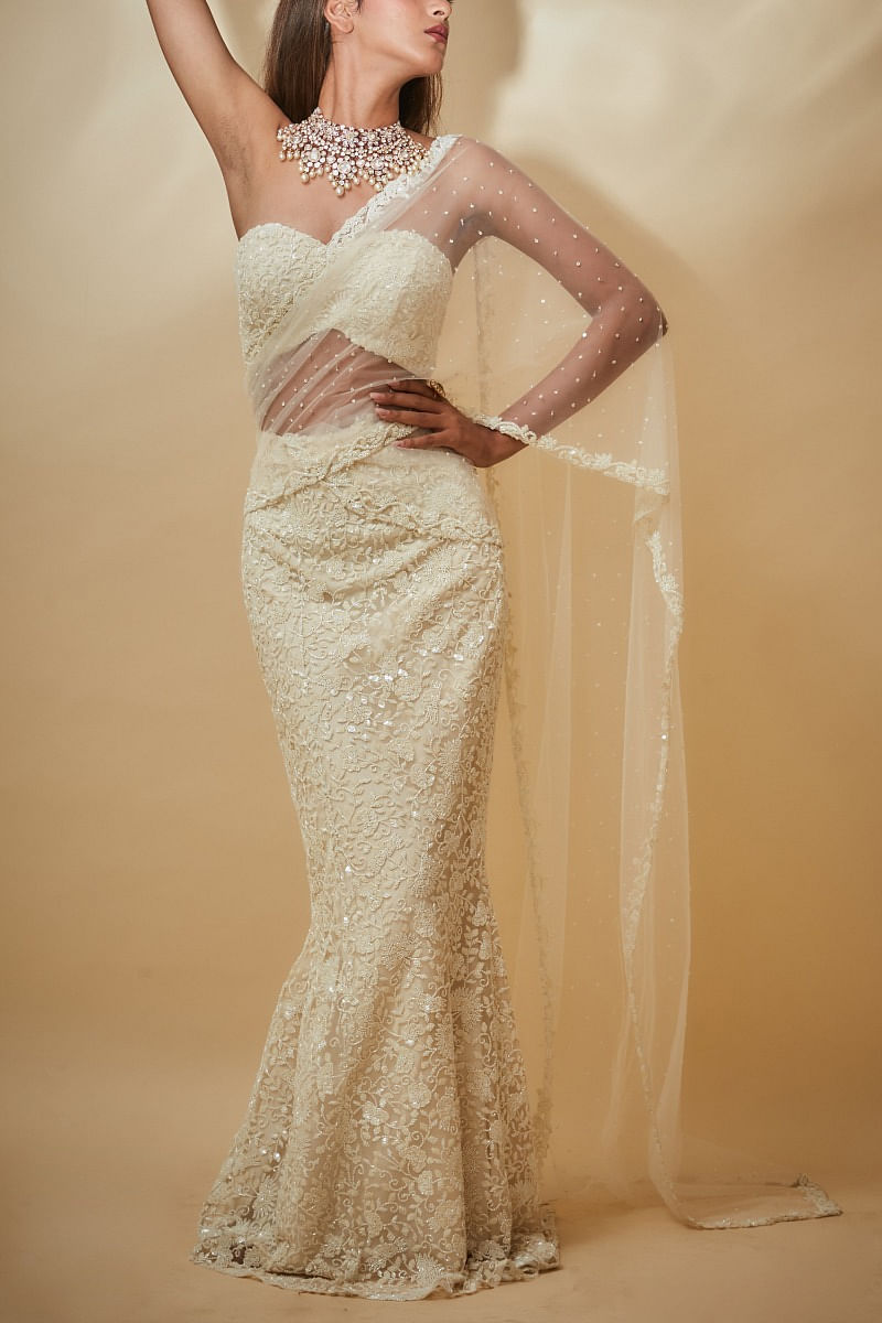 Mermaid saree best sale