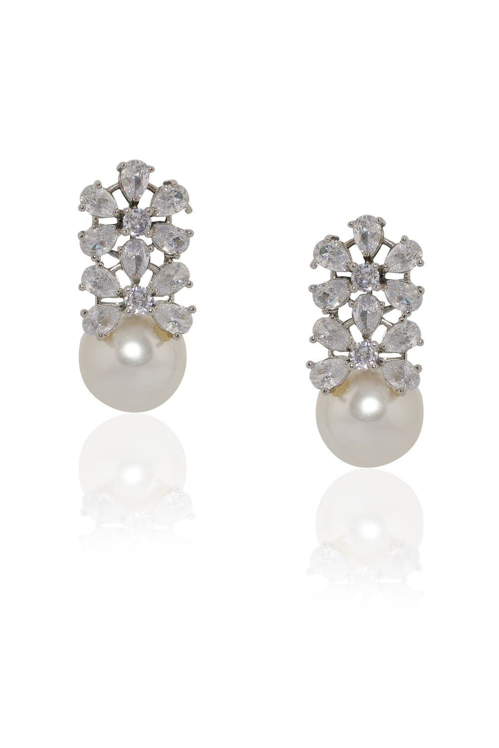 Artificial Diamond Golden Drop Earrings at Rs 299/pair | Mumbai | ID:  23733957962