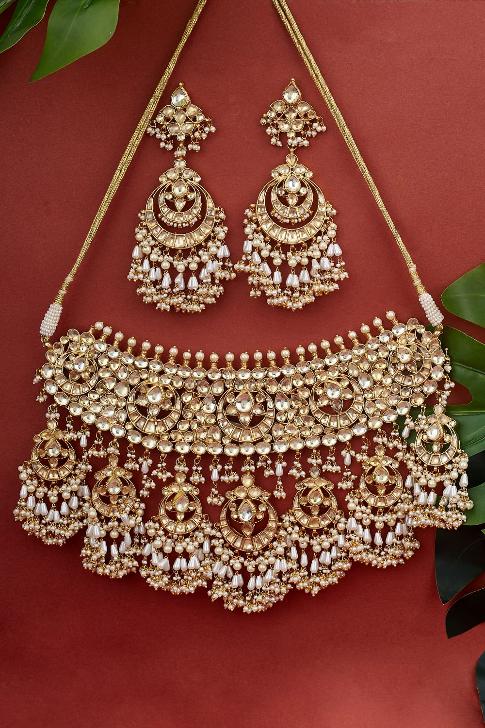 Heavy necklace set sale