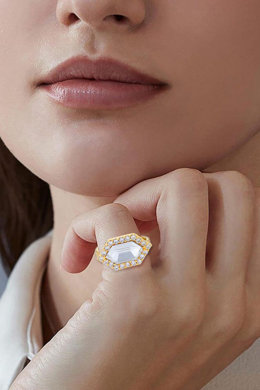 Swarovski sales adjustable ring