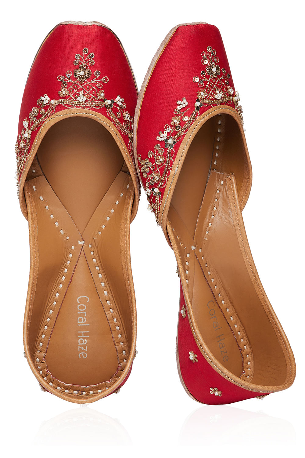 Coral haze shop punjabi jutti