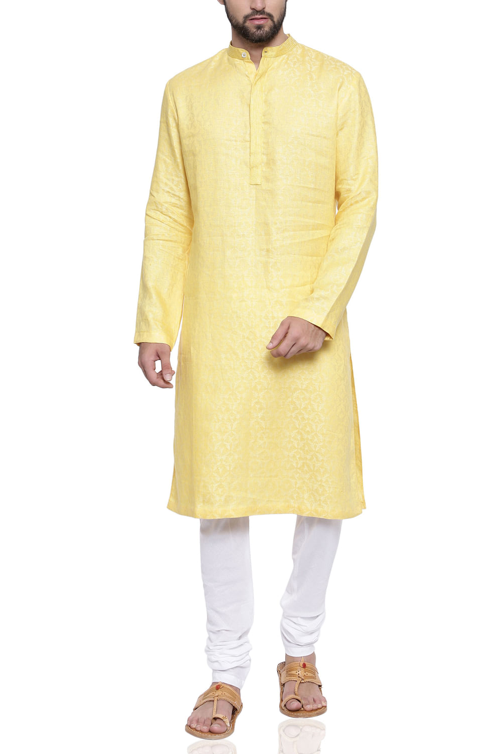 Buy Linen kurta set by Mayank Modi at Aashni and Co