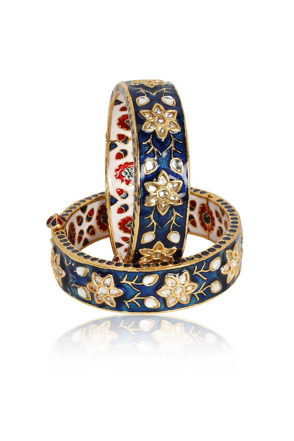 Exquisite Antique Meenakari Bangles, a true testament to the timeless  beauty of Indian craftsmanship