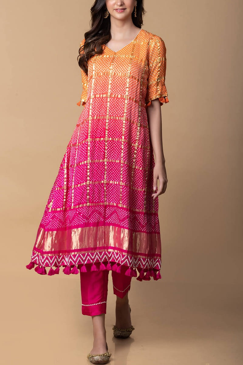 gajji silk kurta