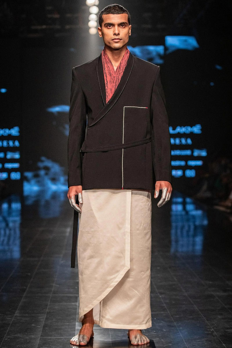 Dhoti new arrivals and blazer
