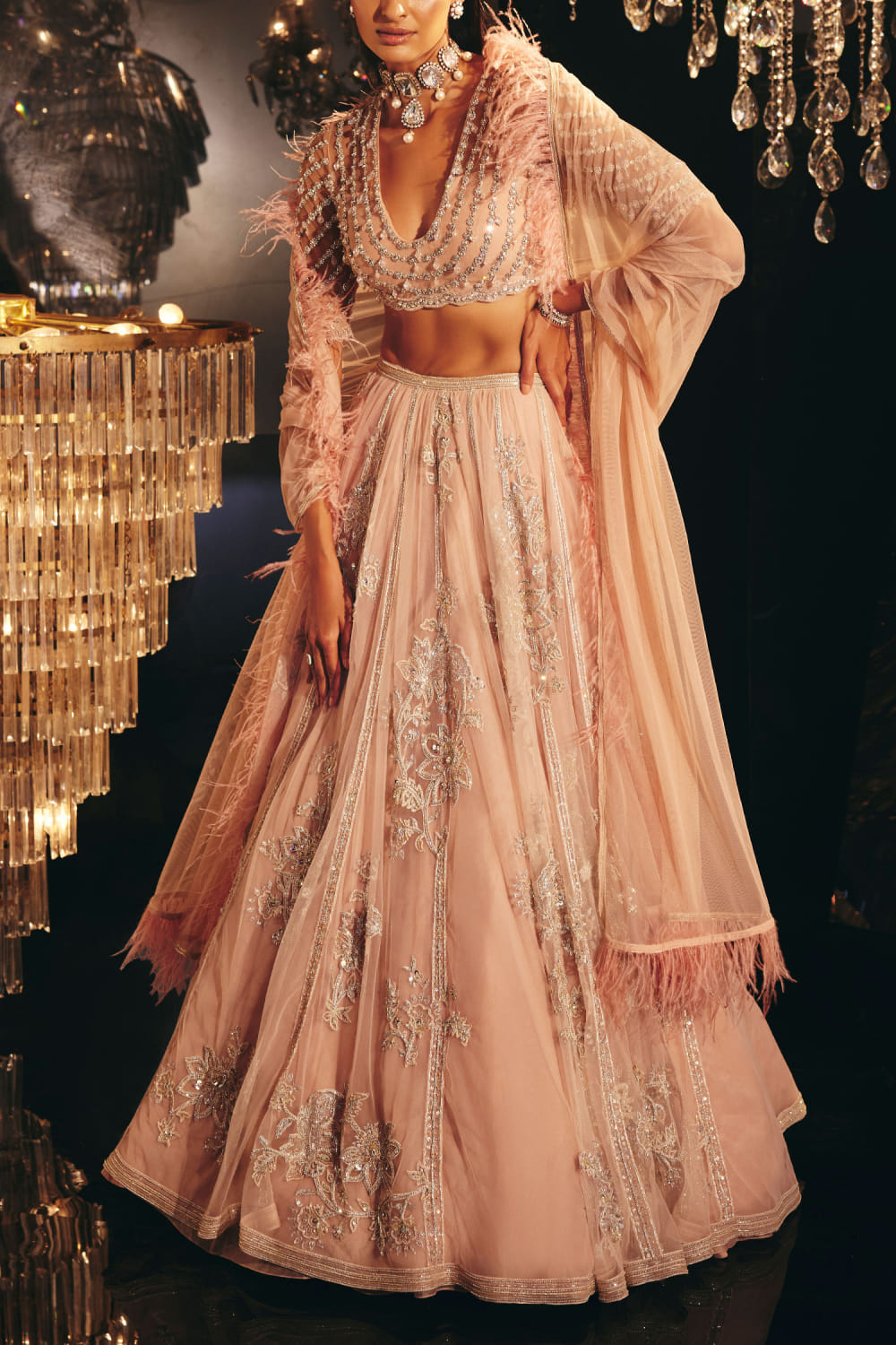 Buy Mrunalini Rao Designer Lehenga Set And Anarkali Online | Aashniandco.com