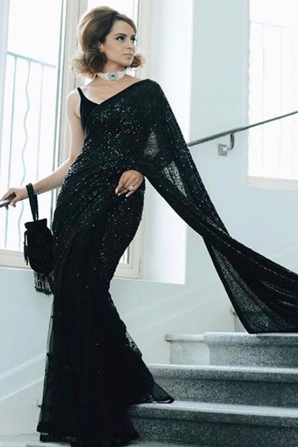 Sabyasachi black saree online