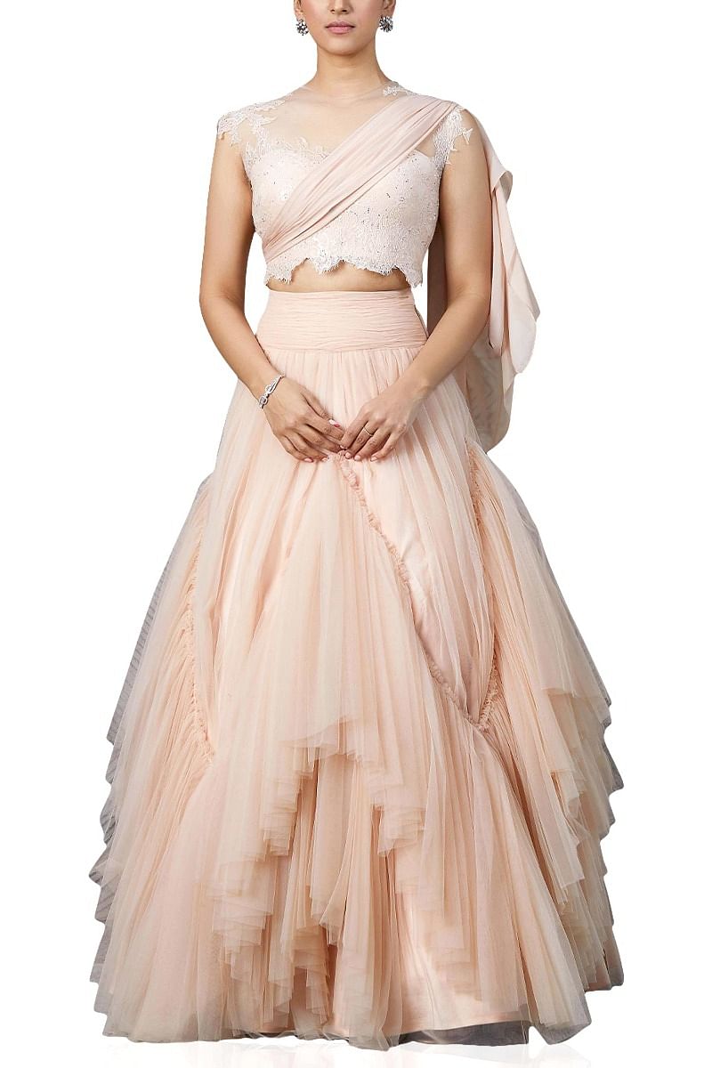 Shantanu and nikhil sales bridal lehenga prices