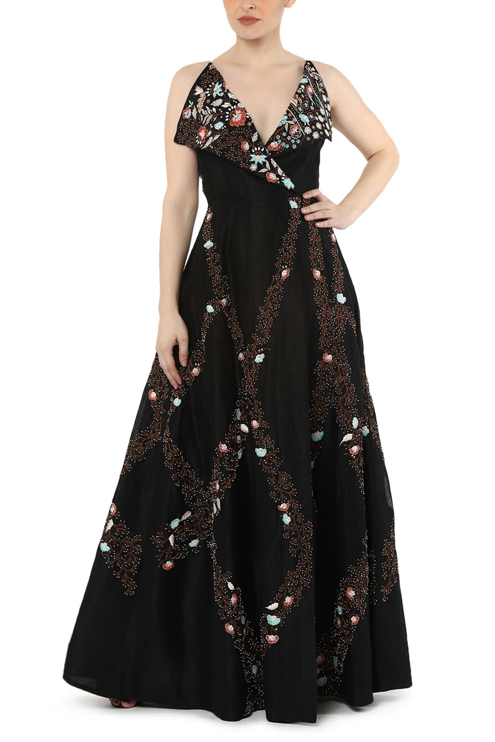 m and co black dress