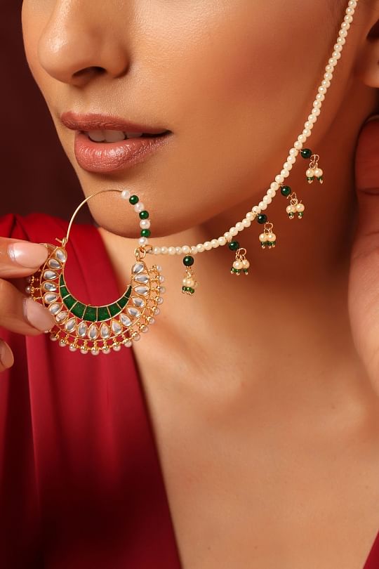 Embellished nose ring discount