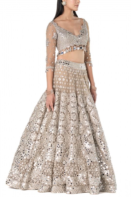 Abhinav mishra bridal top lehenga