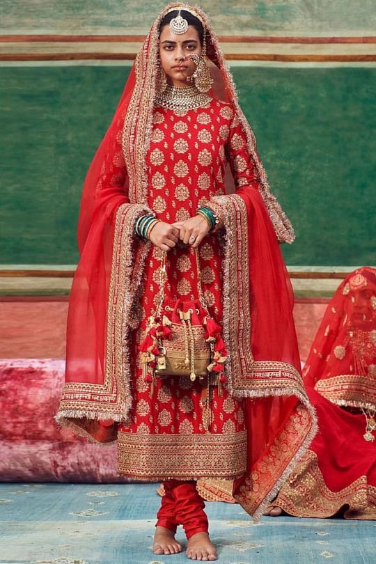 Latest designs of online anarkali suits by sabyasachi